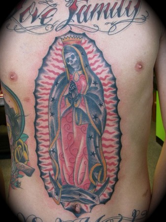 Tattoos - Kike Castillo - la santa muert tattoo