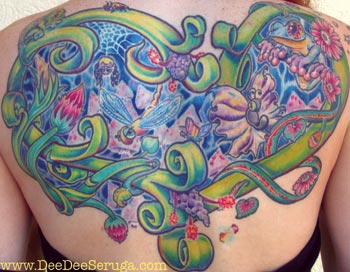 Looking for unique  Tattoos? Insects in Vines