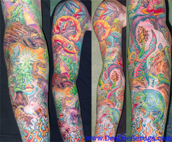 Tattoos - Dee Dee - Shrooms and Lizards (Update)