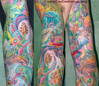 Looking for unique  Tattoos? Shrooms and Lizards (Update 2)