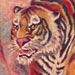 Tattoos - Tiger in the Brush - 14892