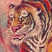 Tattoos - Tiger in the Brush - 14892
