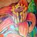 Tattoos - orange blossom color tattoo - 17968