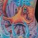 Tattoos - underwater octopus pulling down pirate ship - 58892