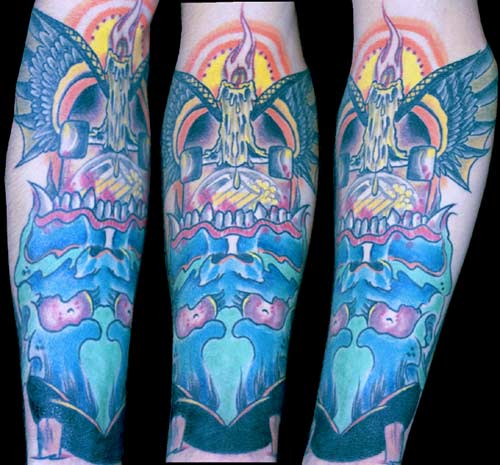 half sleeve tattoo ideas for men. cool half sleeve tattoo ideas.