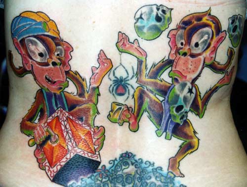 Tattoos Custom Carni Monkeys