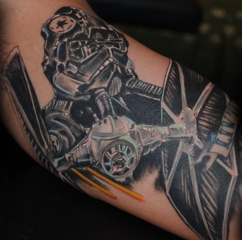 fighter tattoos. Tattoos middot; Page 1. Tie Fighter