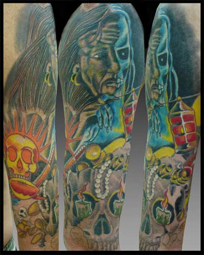 skull tattoo arm. Tattoos. Tattoos Skull
