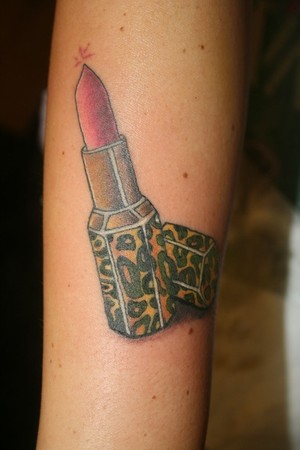 Looking for unique  Tattoos? Cheetah Lipstick