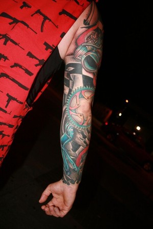 Tattoos - Eric Caves - Motocross Sleeve