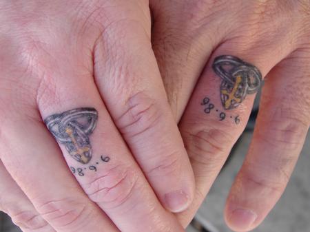 Mario Sanchez ring finger tattoos