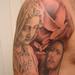 tattoo galleries/ - black and grey religious piece by Mario Sanchezy
