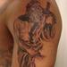 tattoo galleries/ - black and grey religious piece by Mario Sanchez - 62221