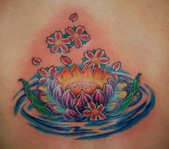 lotus flower tattoo