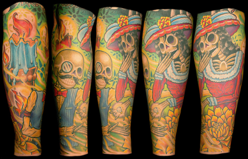 day of dead tattoos. day of dead tattoos. day of