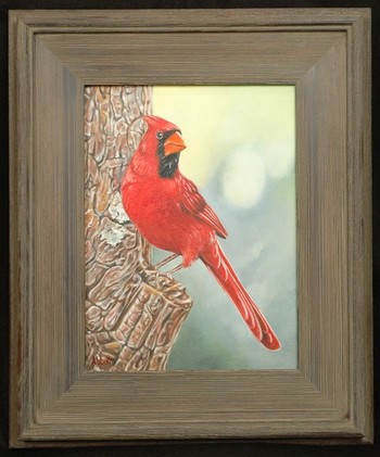 Tattoos - Cardinal-oil on canvas - 47257