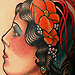 Tattoos - Flapper girl - 28611