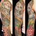 Waterfall/ flowers Tattoo Design Thumbnail