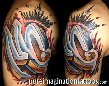Tattoos - Cartoon tattoos - MG Graffiti