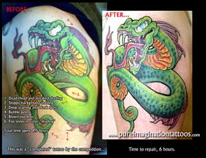 Tattoos - Rework tattoos - Snake Rework