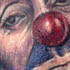 tattoo galleries/ - Sad Patches the Clown Painting as Tattoo - 10563