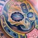tattoo galleries/ - Graffiti Sugar Skully and pin-striping - 43183