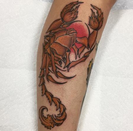 Tattoos - Golden Scorpion - 132303