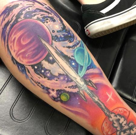 Tattoos - Illustrative Space Background - 132074