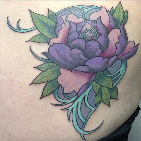 Tattoos - Art Nouveau Style Cover Up - 132295
