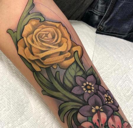Tattoos - Illustrative Floral - 132651