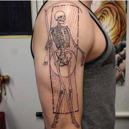 Tattoos - Reaper Skeleton - 133194