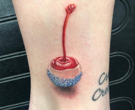Tattoos - Realistic Cherry - 132648