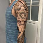 Tattoos - Geometric Full Sleeve Tattoo - 122463