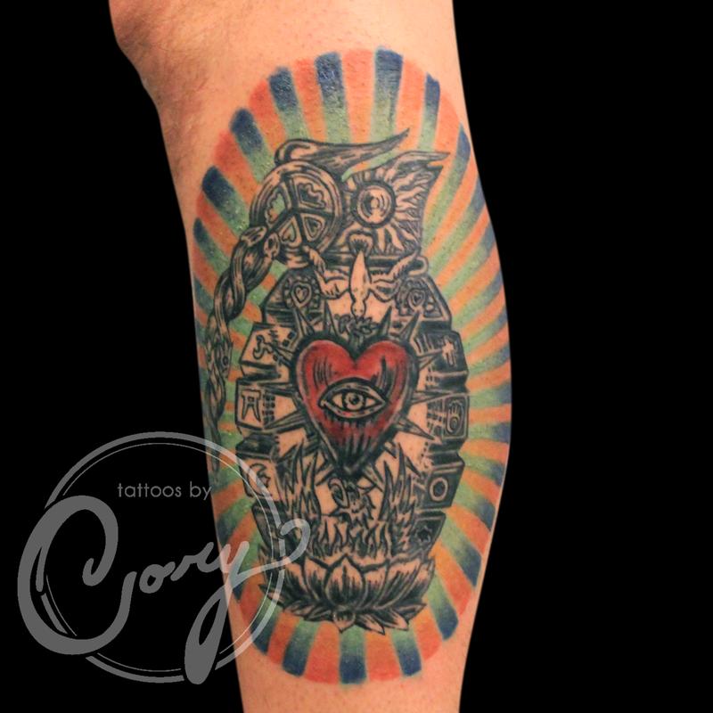incubus color tattoo by cory claussen tattoonow incubus color tattoo by cory claussen tattoonow