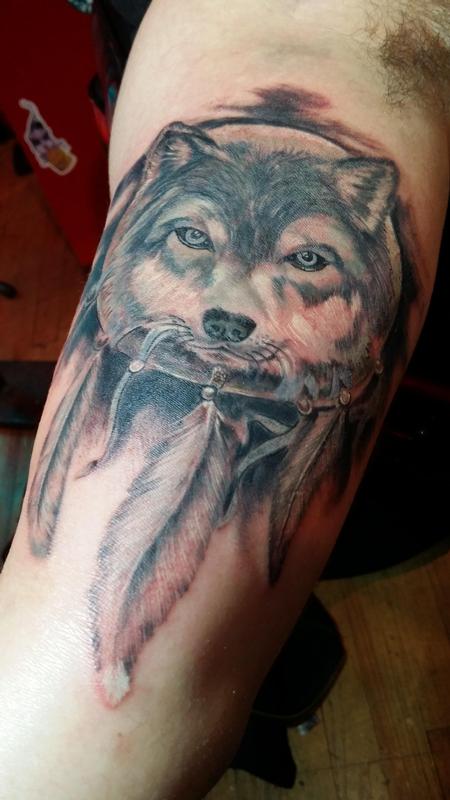 Tattoos - wolf - 98572