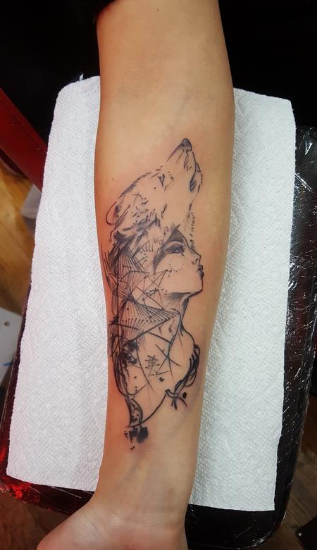 Tattoos - wolf - 132699