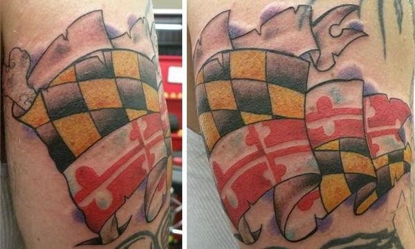 Tattoos - Maryland Flag - 50207
