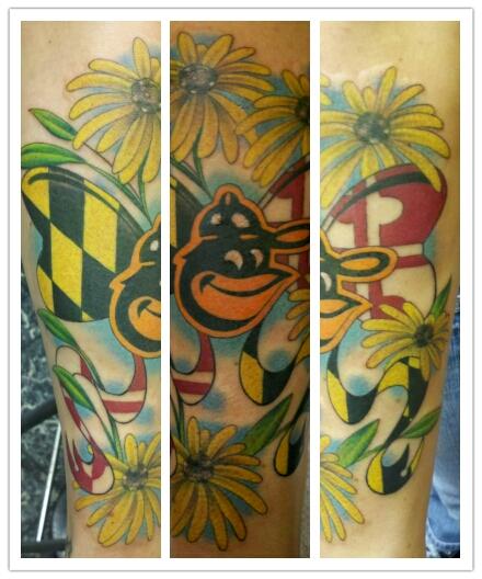 Tattoos - Maryland/Orioles pride - 64868