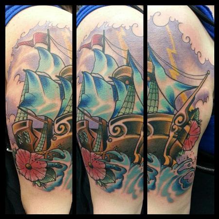 Tattoos - Clipper ship - 73433