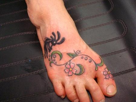 Julie foot tattoo