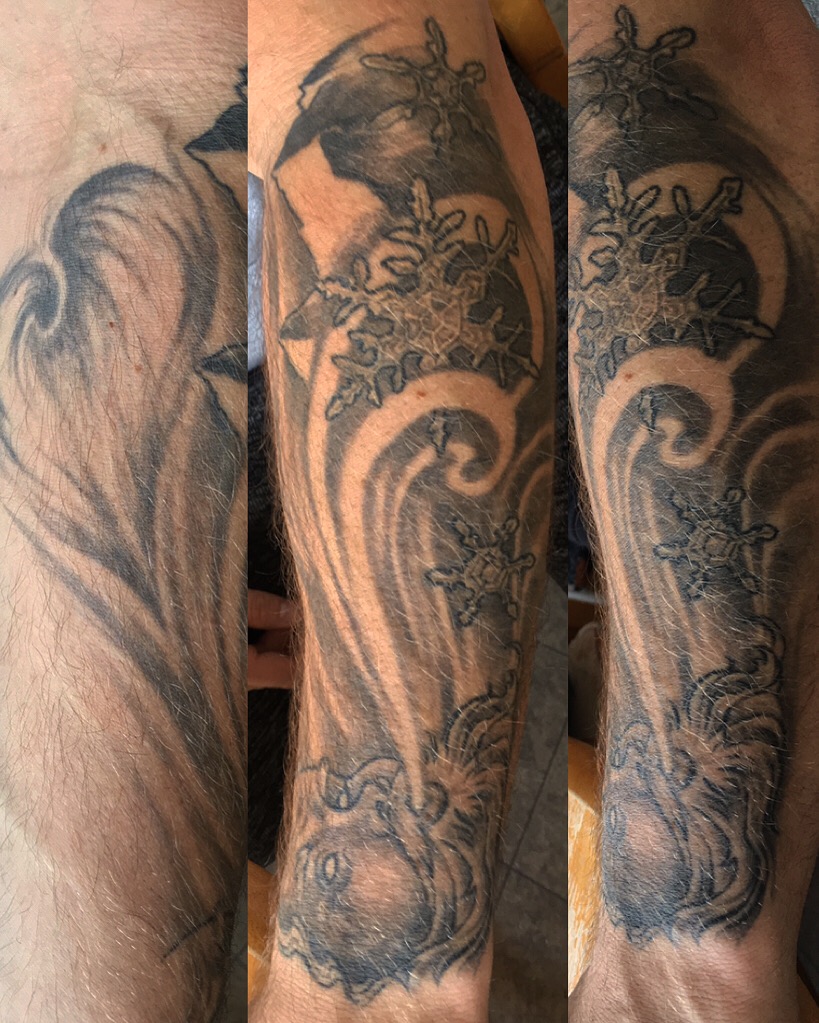 Old man winter sketch for tattoo Reinventing The Tattoo