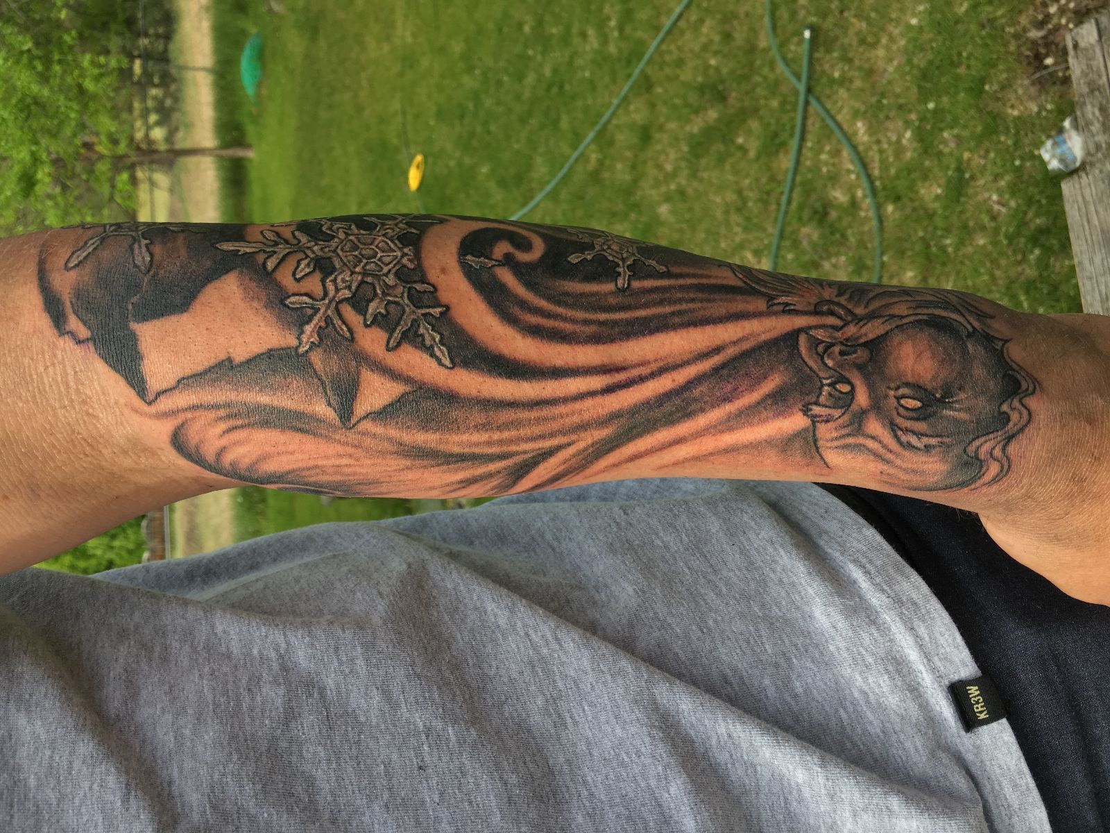 Old man winter sketch for tattoo Reinventing The Tattoo