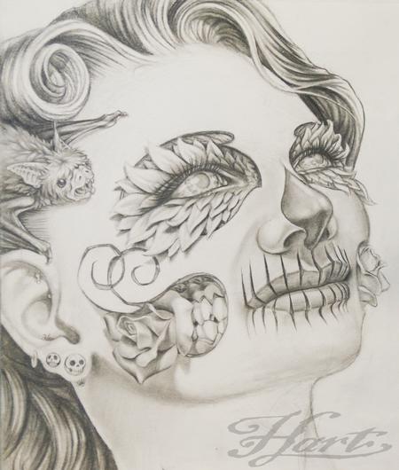 Tattoos - Dead Girl Sketch - 65831