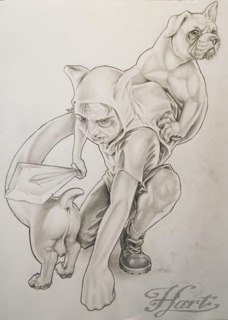 Tattoos - Original Art Drawing - 65832