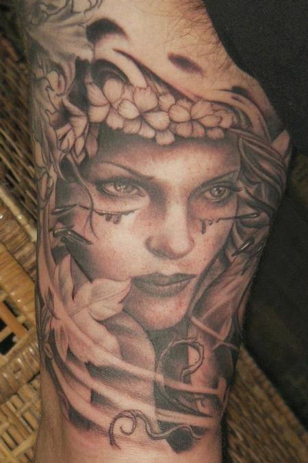 Tattoos - Realistic Women Tattoo - 59446