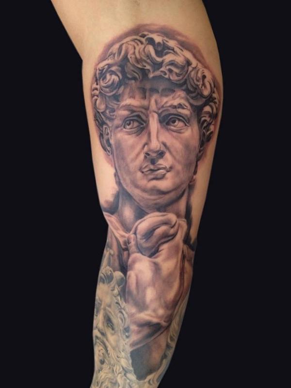 Michelangelo's "the David" by Rudy Lopez : Tattoos