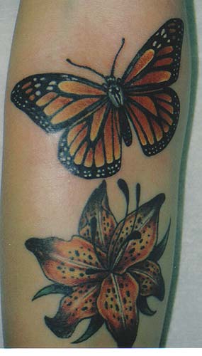 Tattoos - Nature Animal Insect tattoos - monarch