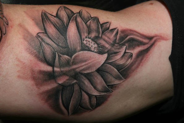 Looking for unique Flower tattoos Tattoos Black and grey flower