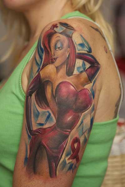 Tattoos HalfSleeve Pin Up