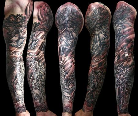 and gray tattoos religious tattoos blackwork tattoos custom tattoos 